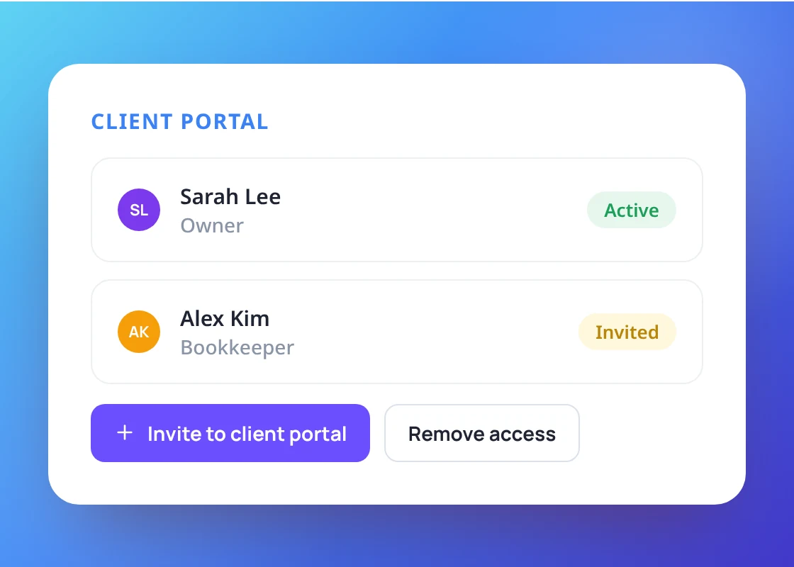 Invite, manage and see what arrived