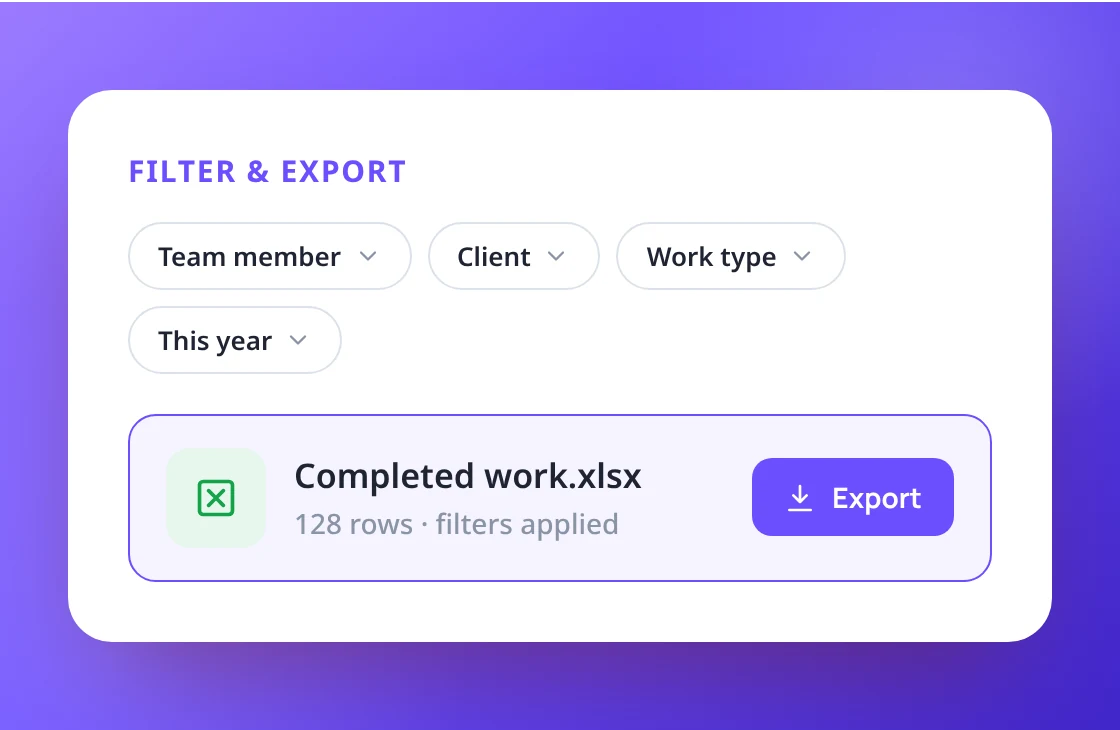 Every report, your way, in Excel